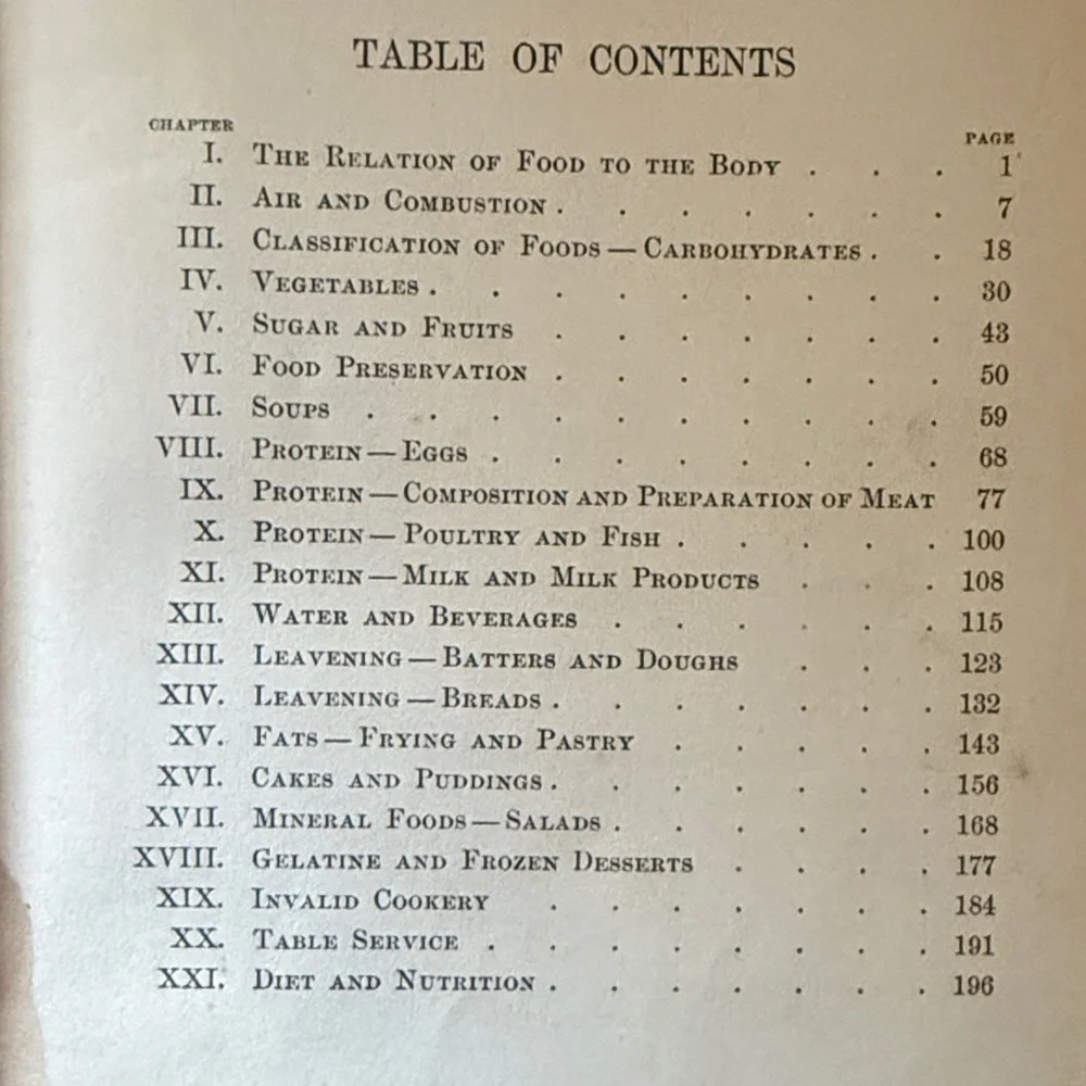Vintage Hardcover A Textbook of Domestic Science by Matilda G. Campbell